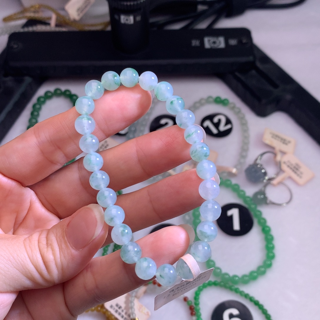 未镶嵌手链翡翠卡7.3