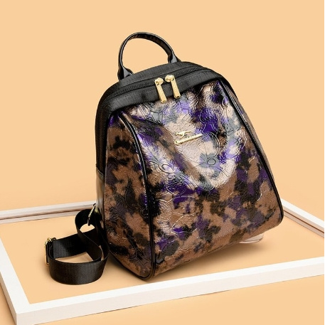 正 609 暗紫色 女包（长25宽16高29cm)