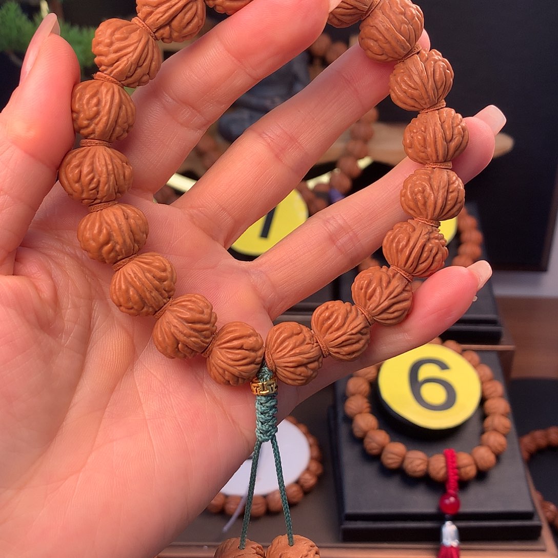 桃核手串15尺寸小金豆