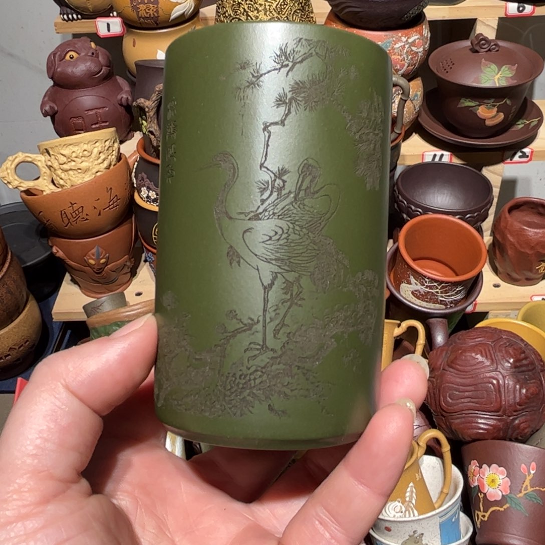 紫砂茶杯宜兴紫砂主人杯