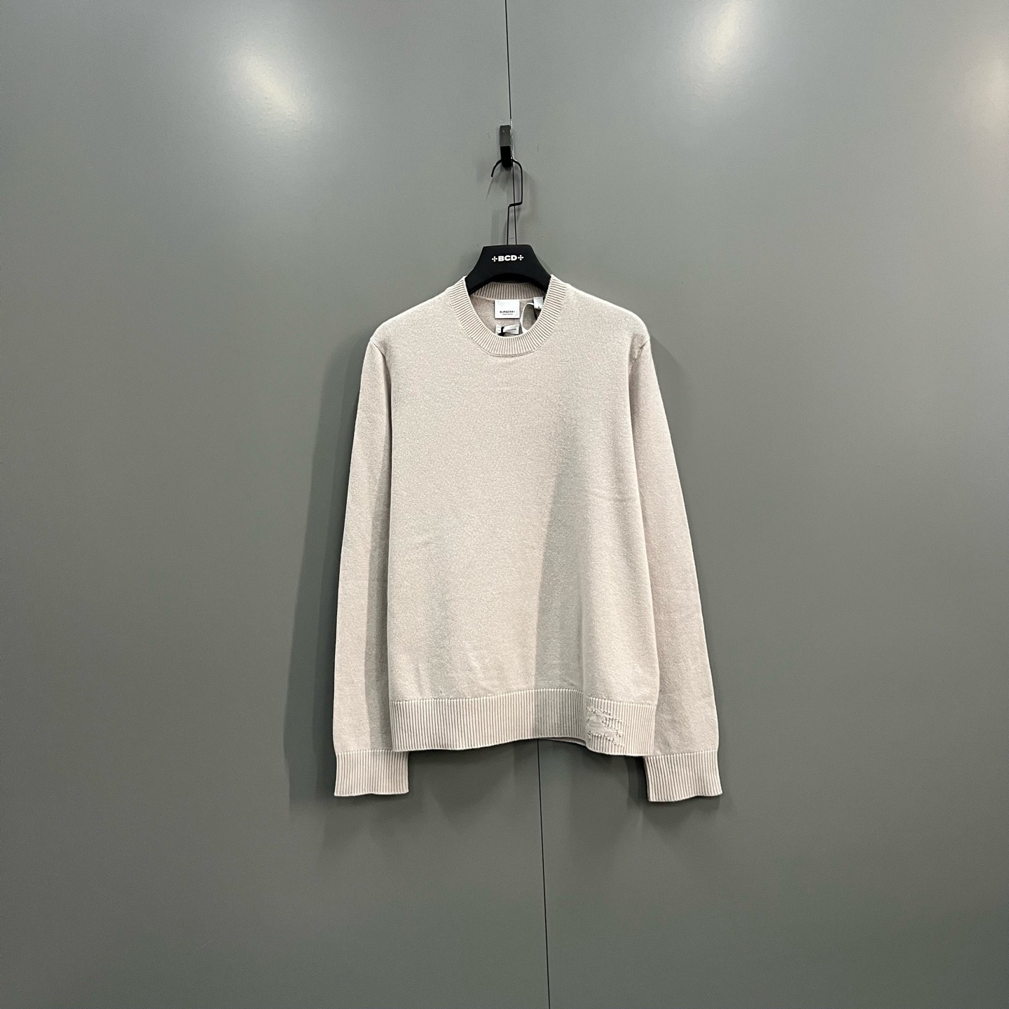 未使用 BURBERRY/博柏利 (ll) 马术圆领针织衫 L码/020360