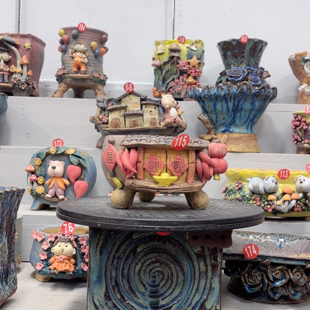 陶瓷115 号陶然花盆