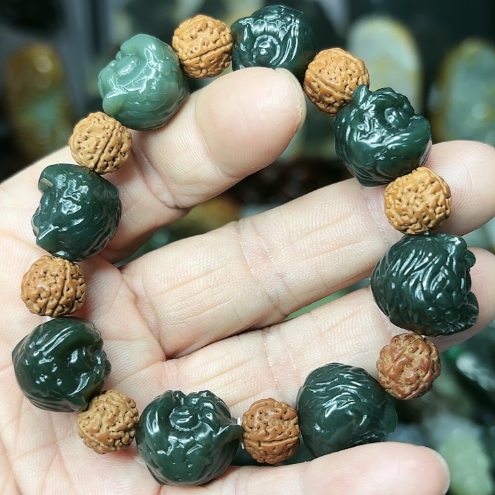 和田玉手链未镶嵌