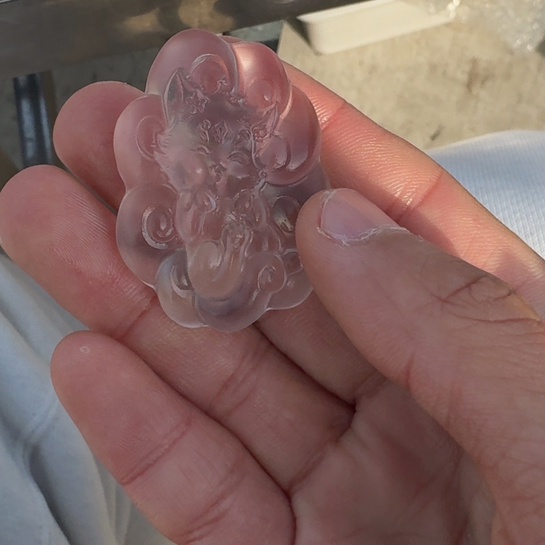 短***短颈饰未镶嵌水晶吊坠