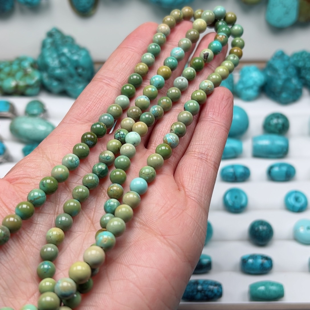 绿松石珠宝奇石未镶嵌修*境