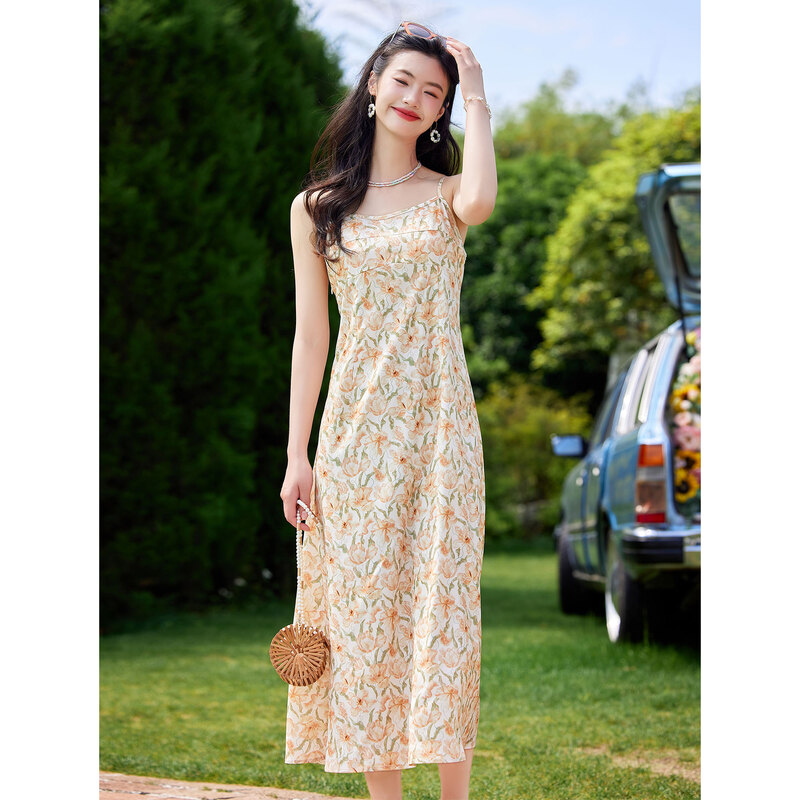 时尚吊带连衣裙SXL23262