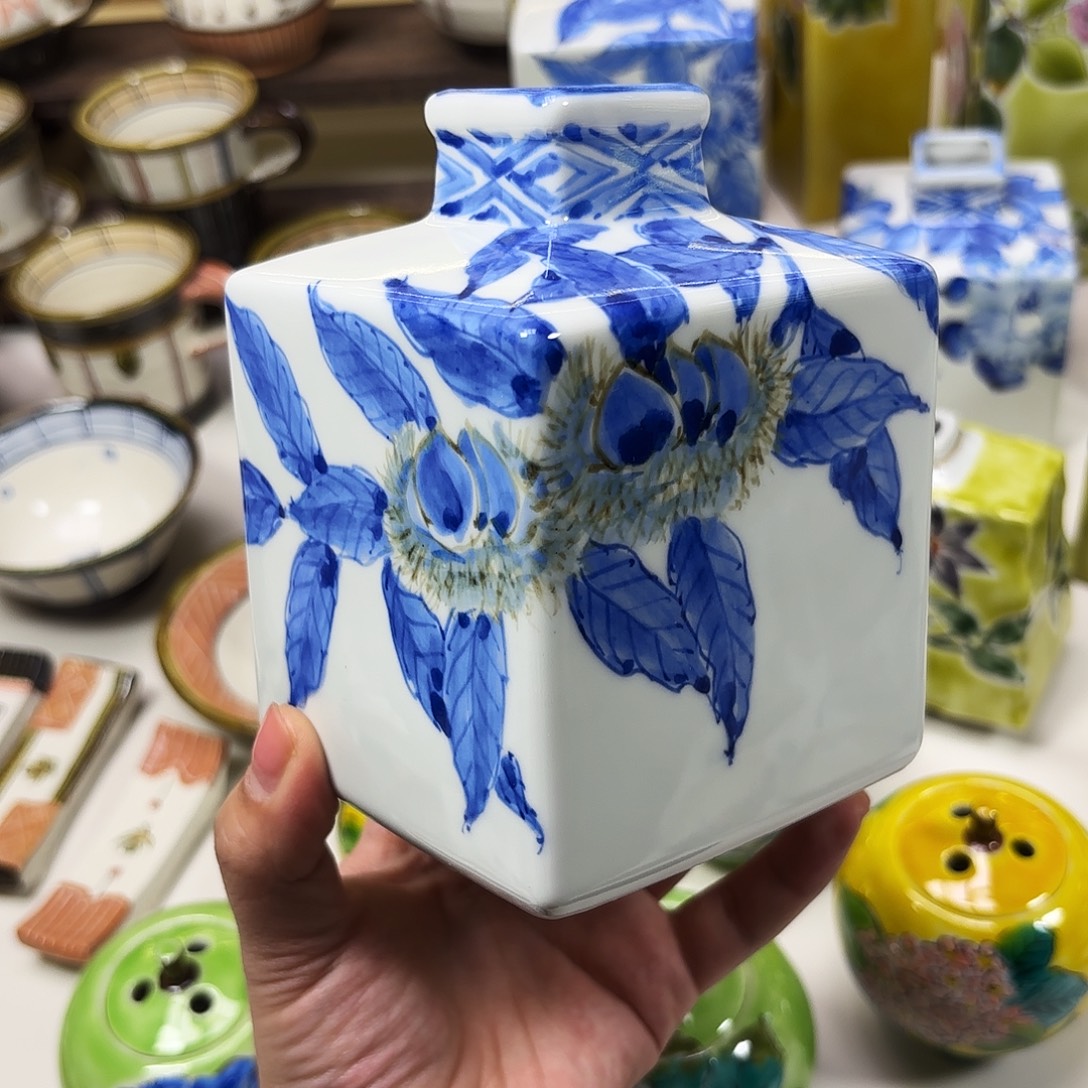 瓷大井孝夫 绝版 花器 