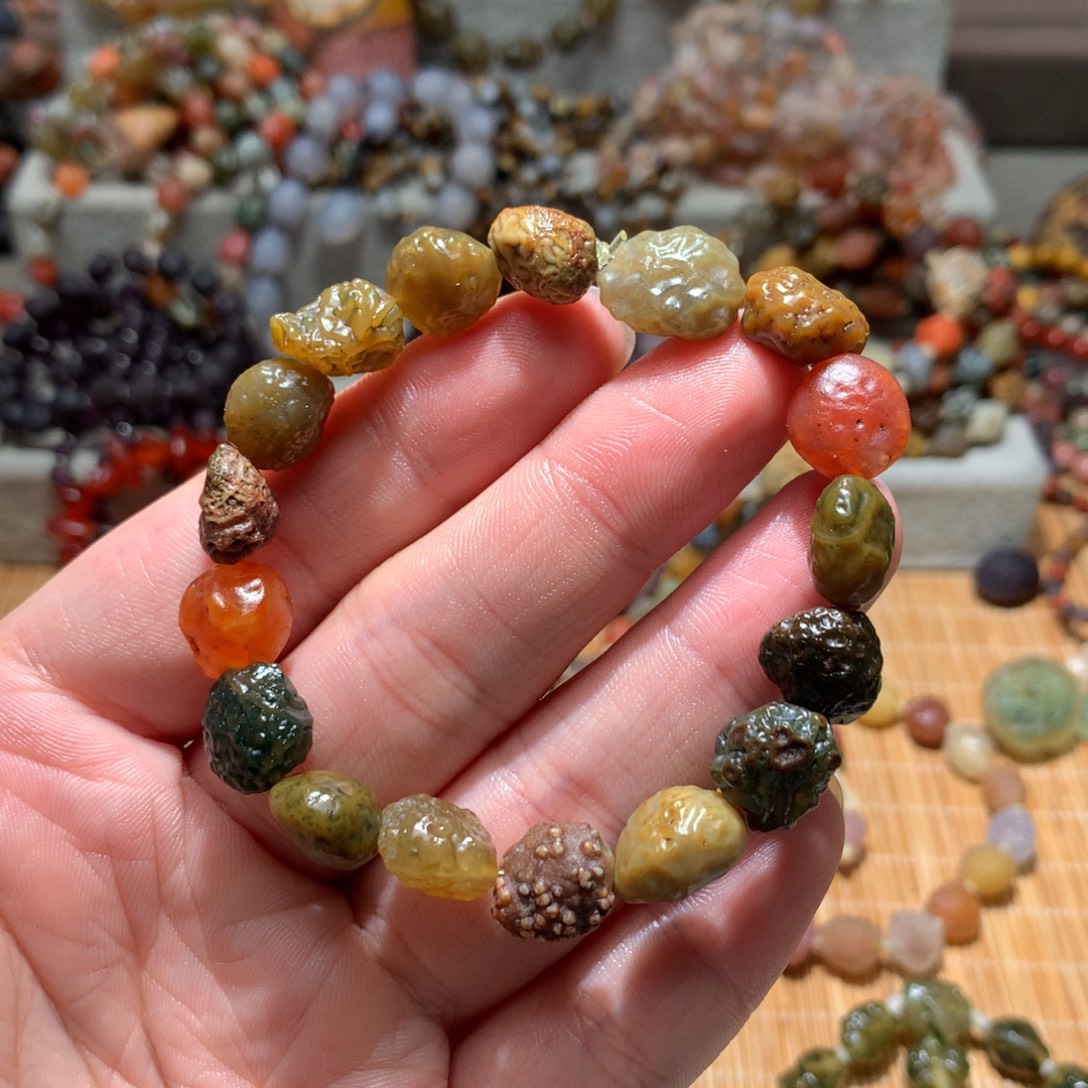 玛瑙/玉髓未镶嵌车挂