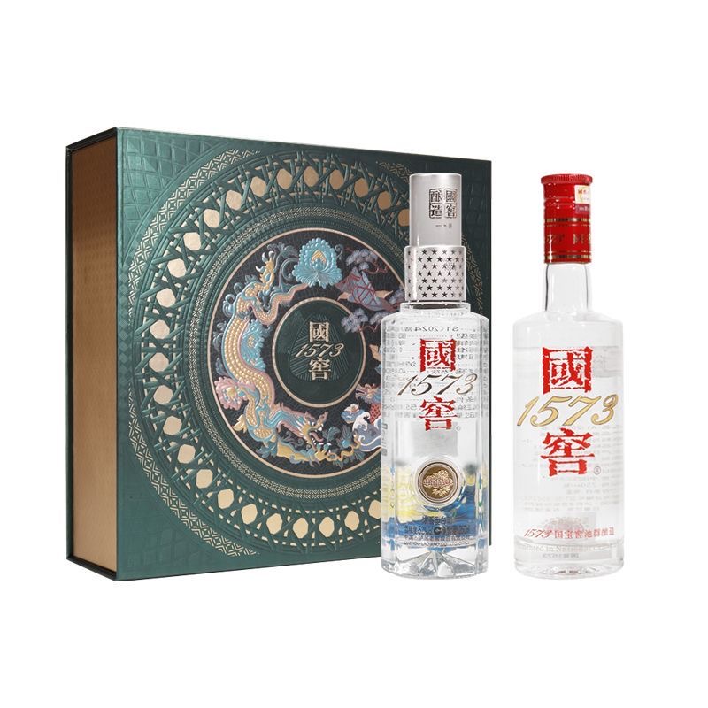 国窖1573端午礼盒（1573+中国品味）浓香型白酒 52度250ml*2瓶