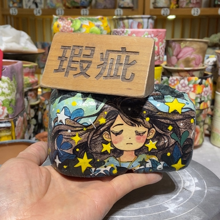 景德镇艺术手绘作品