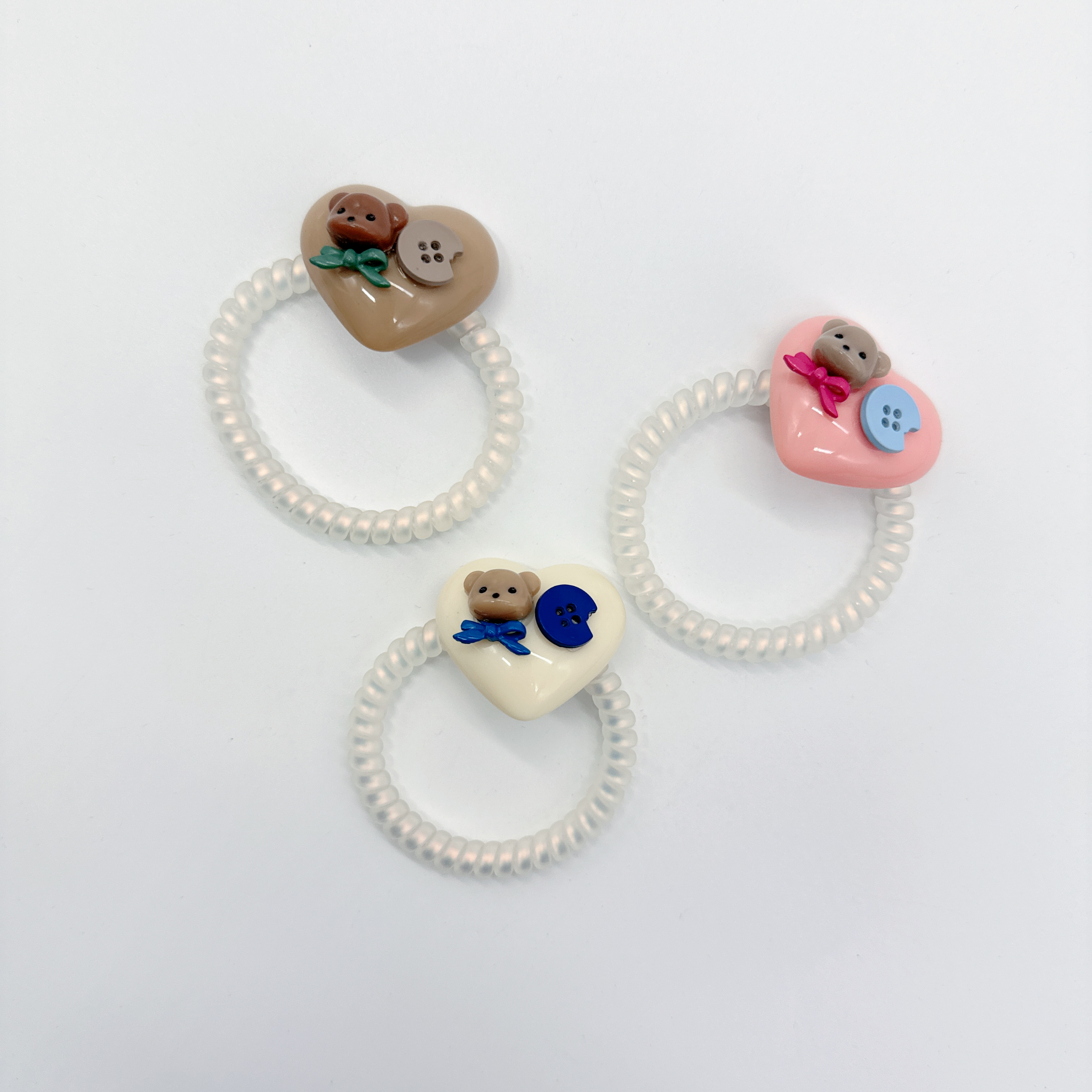 Mi33 爱心卡通小熊电话线（单只） Q13064Q38