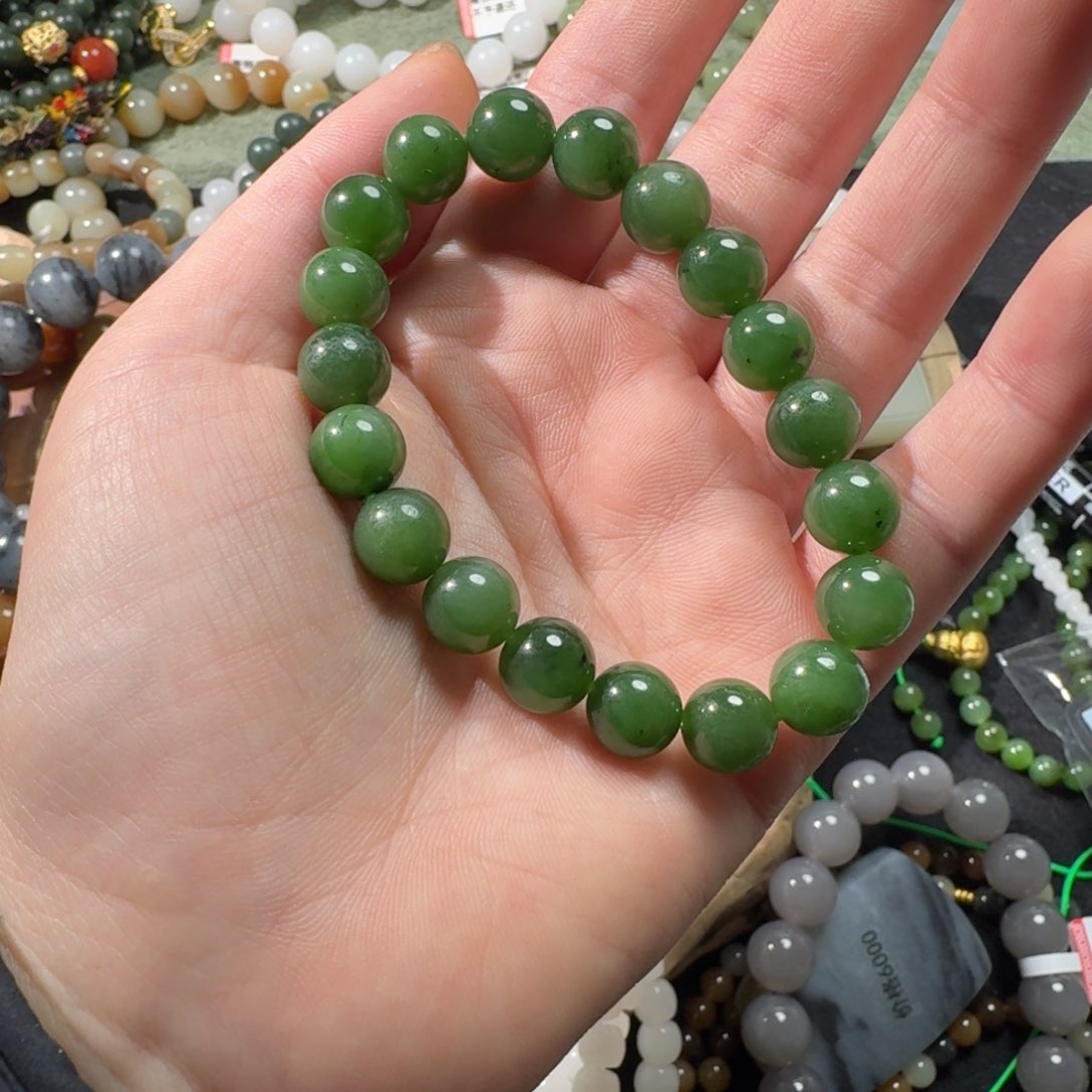 和田玉手串未镶嵌