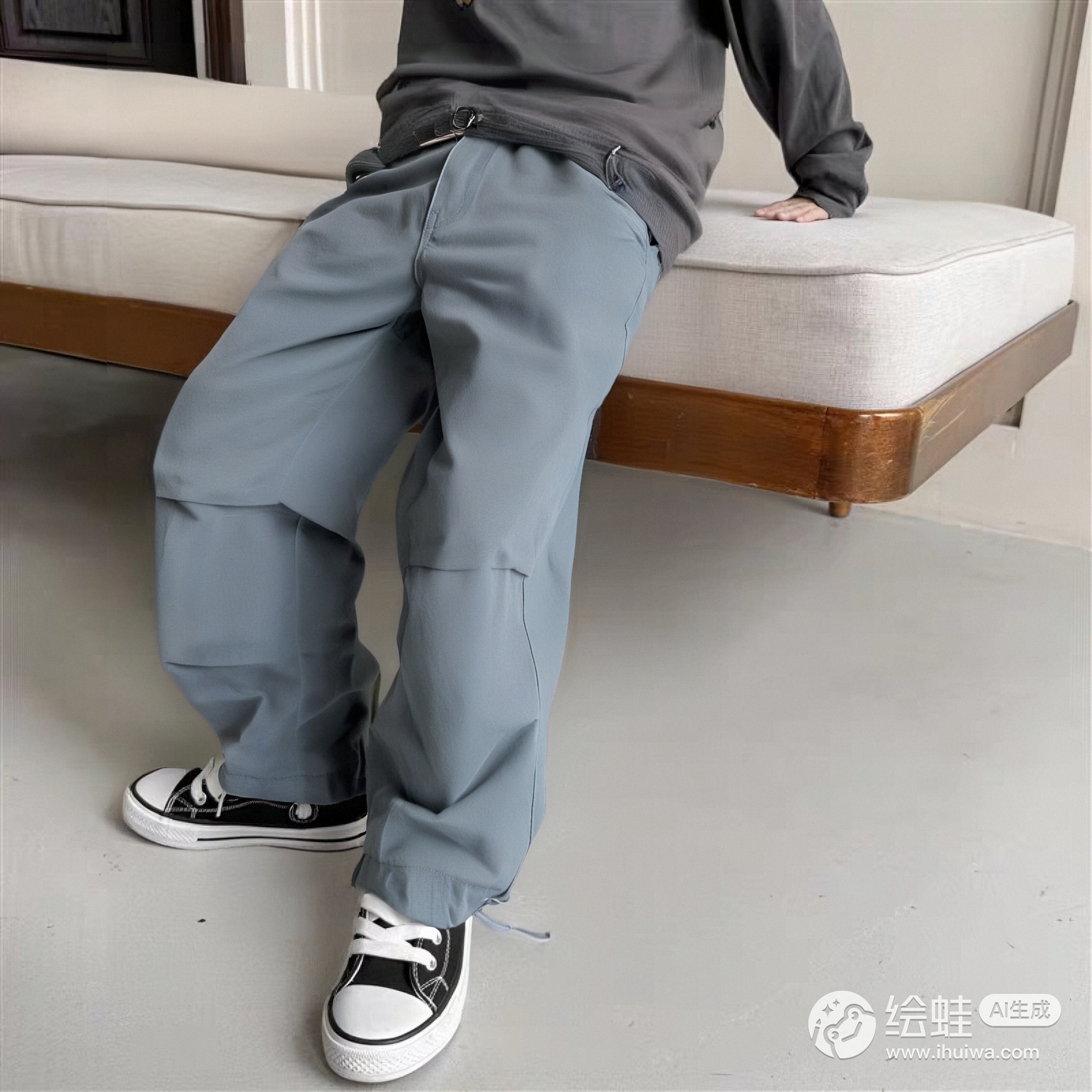 男童休闲裤春秋款新款儿童装春季痞帅直筒阔腿裤子大男孩春装