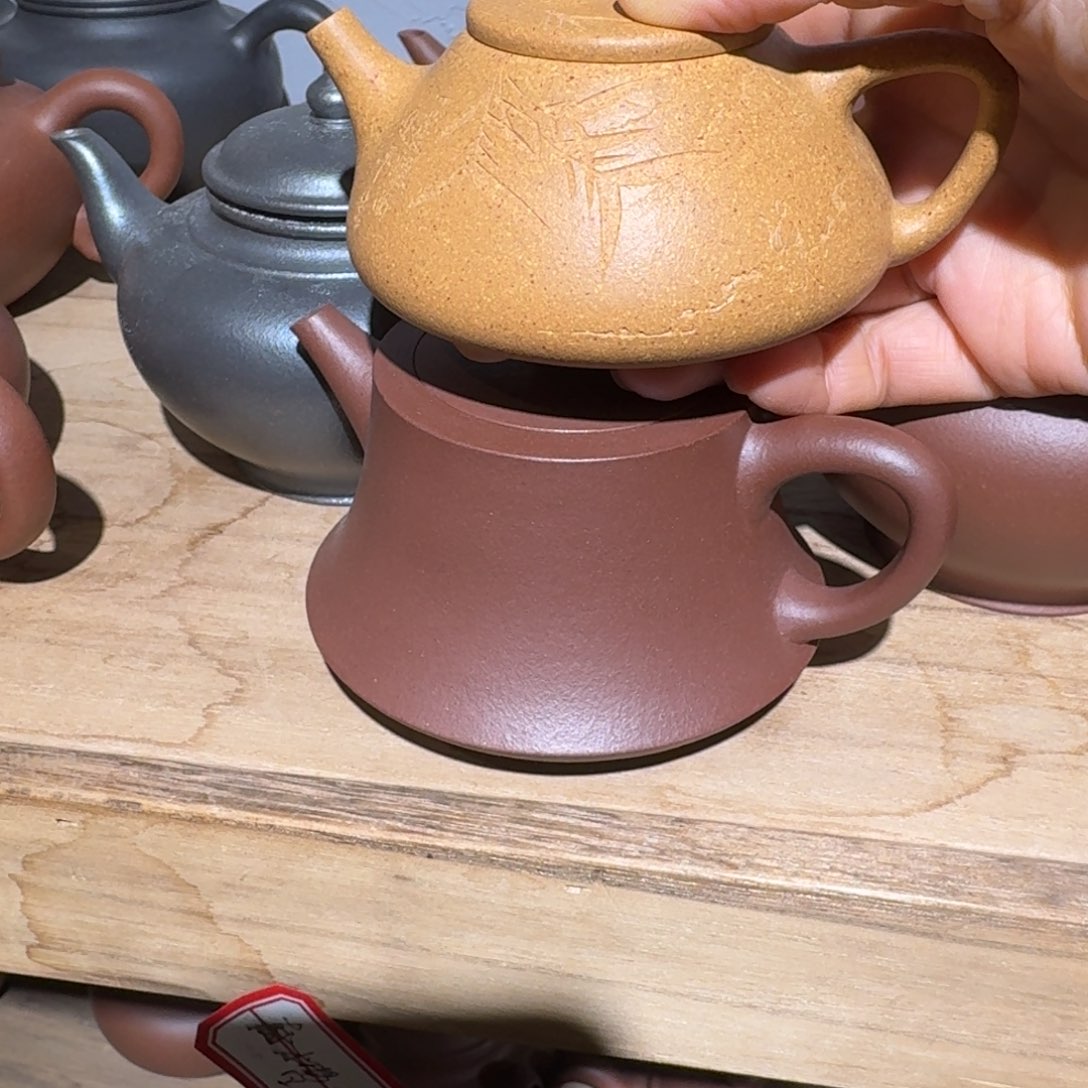 段泥茶壶陶**爸两个壶一起购买