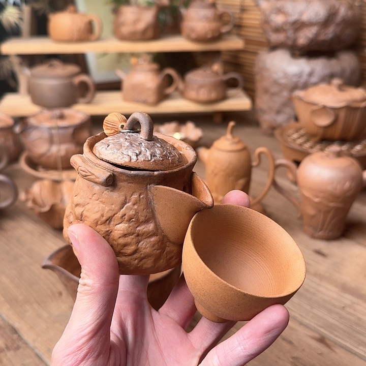 原矿老岩泥茶器系列
