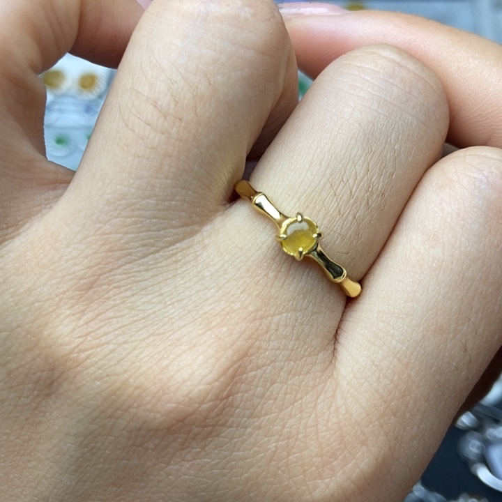 翡翠戒指银S925镶嵌戒指