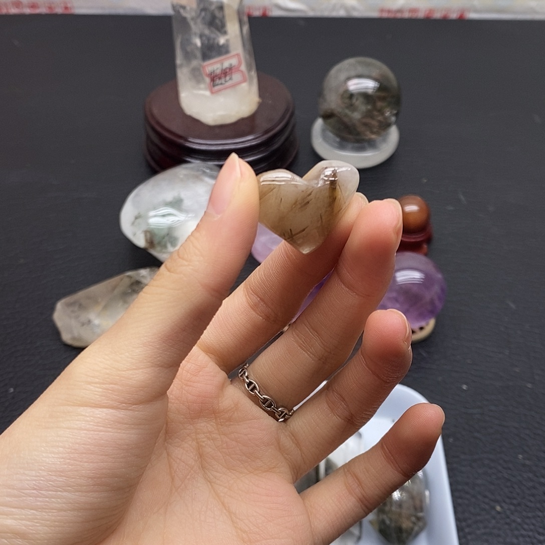 水晶珠宝半成品未镶嵌235水晶石