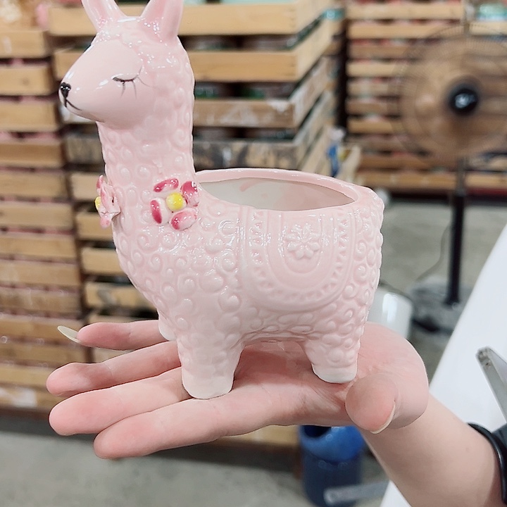 有孔.凑满10元发货多肉陶瓷花盆！