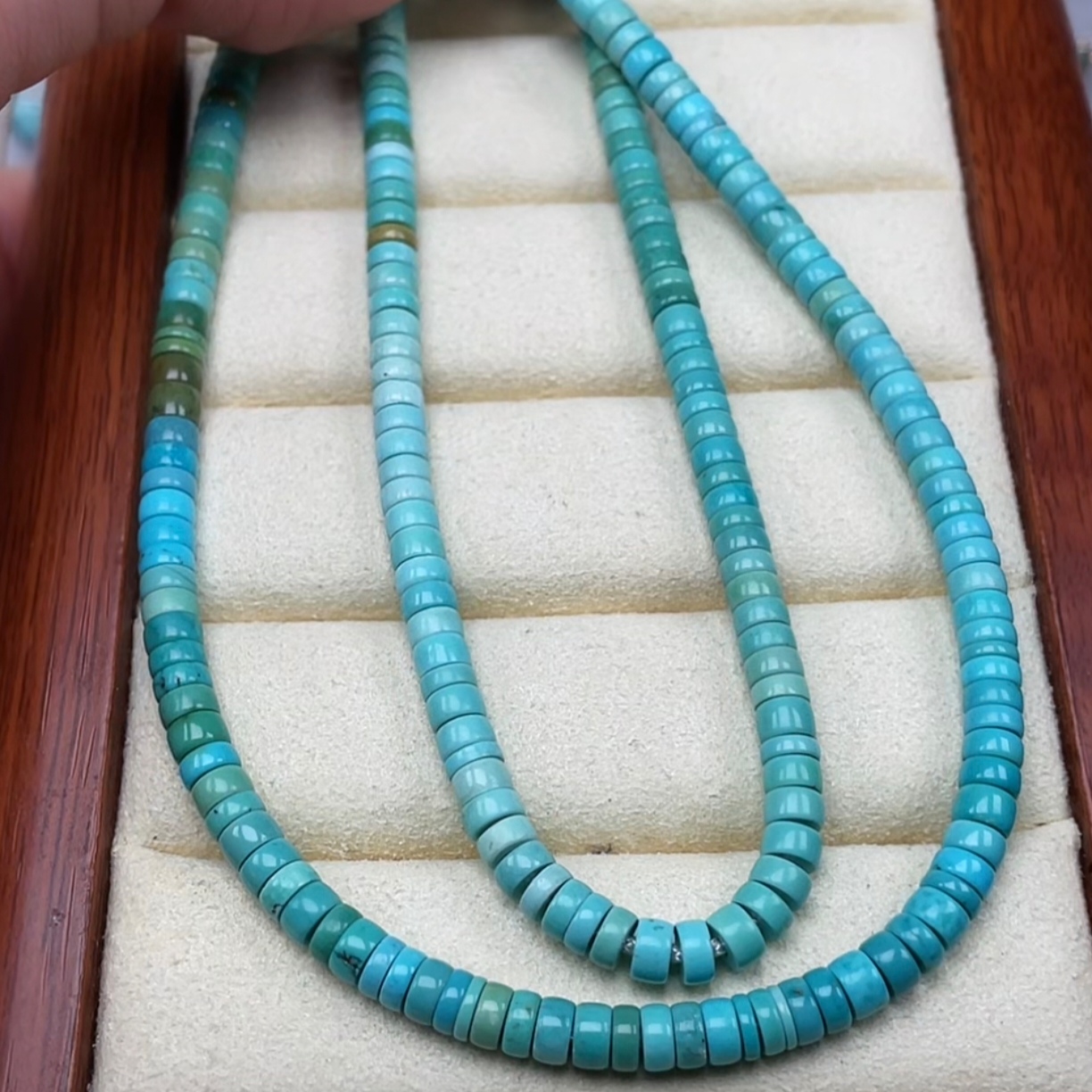 【未镶嵌】湖北十堰天然原矿绿松石配饰