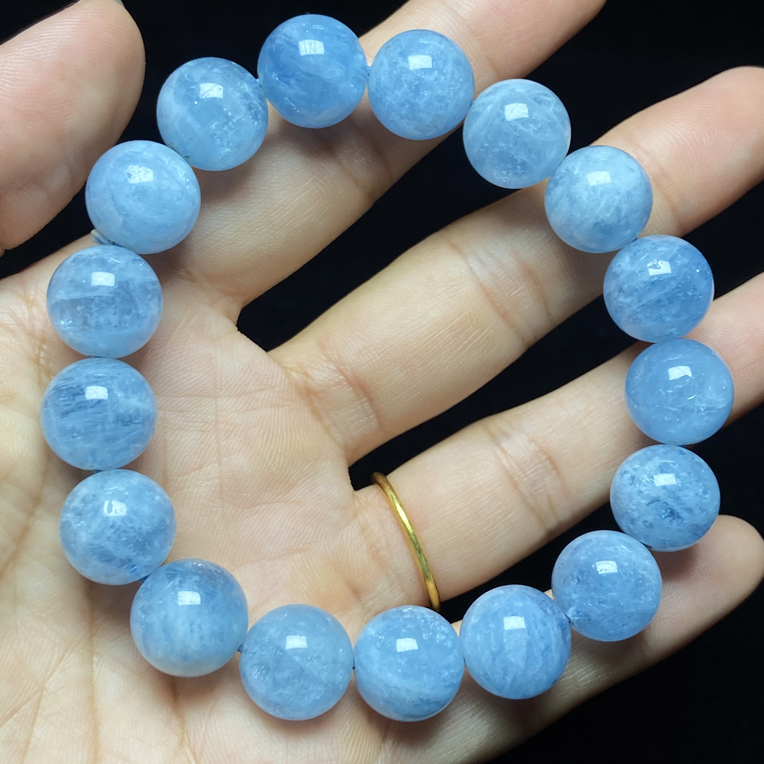 维多利亚海蓝宝手串12.5mm