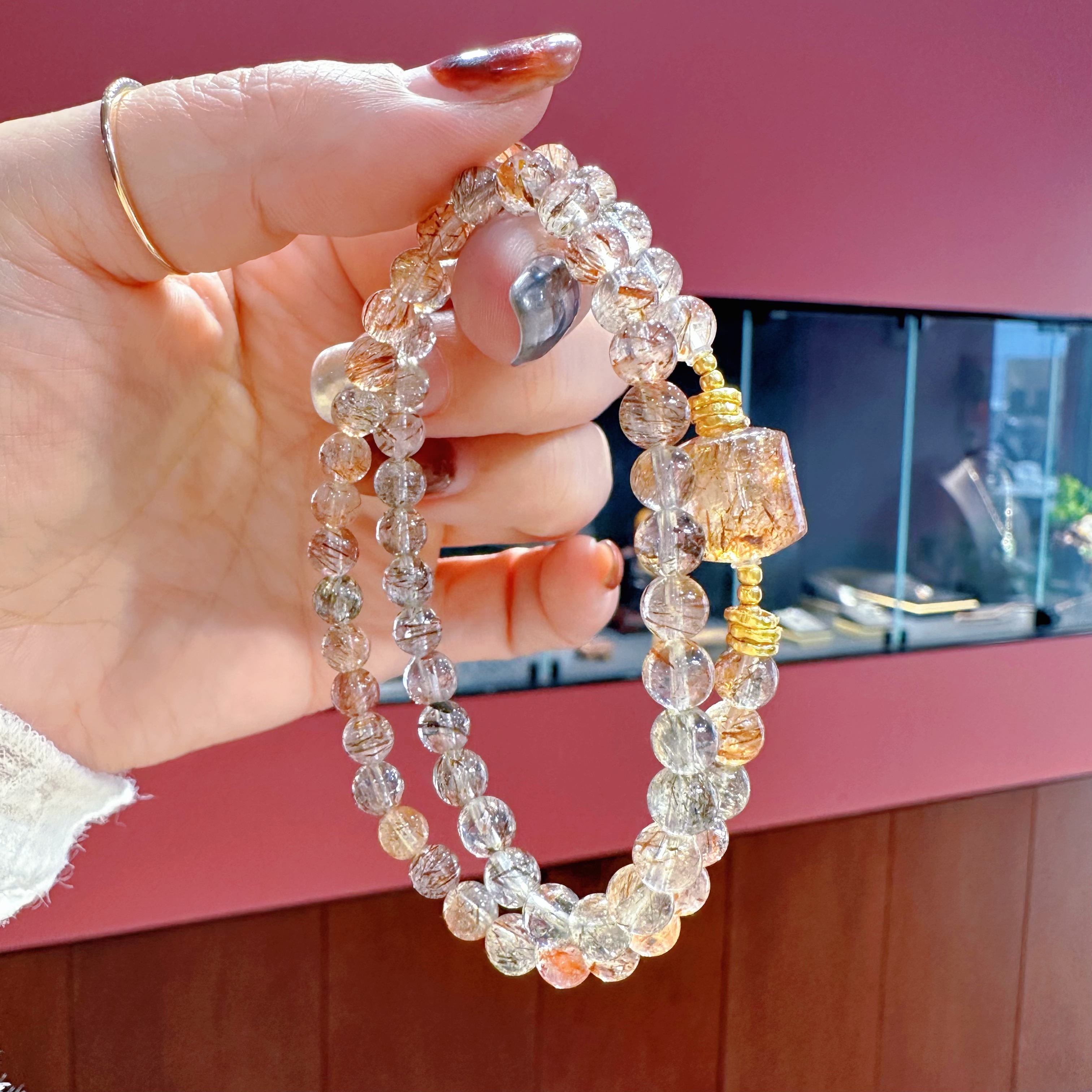 黑金超七多圈手串（多样性发其一）