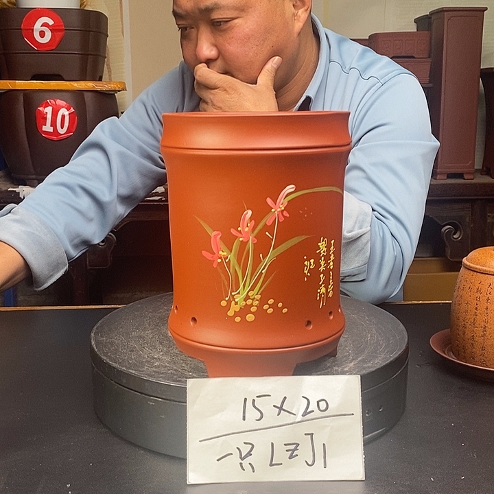 花盆紫砂货号一只LZJ1