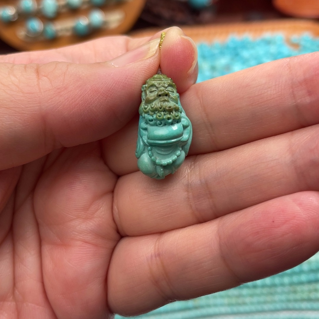 未镶嵌绿松石珠宝奇石