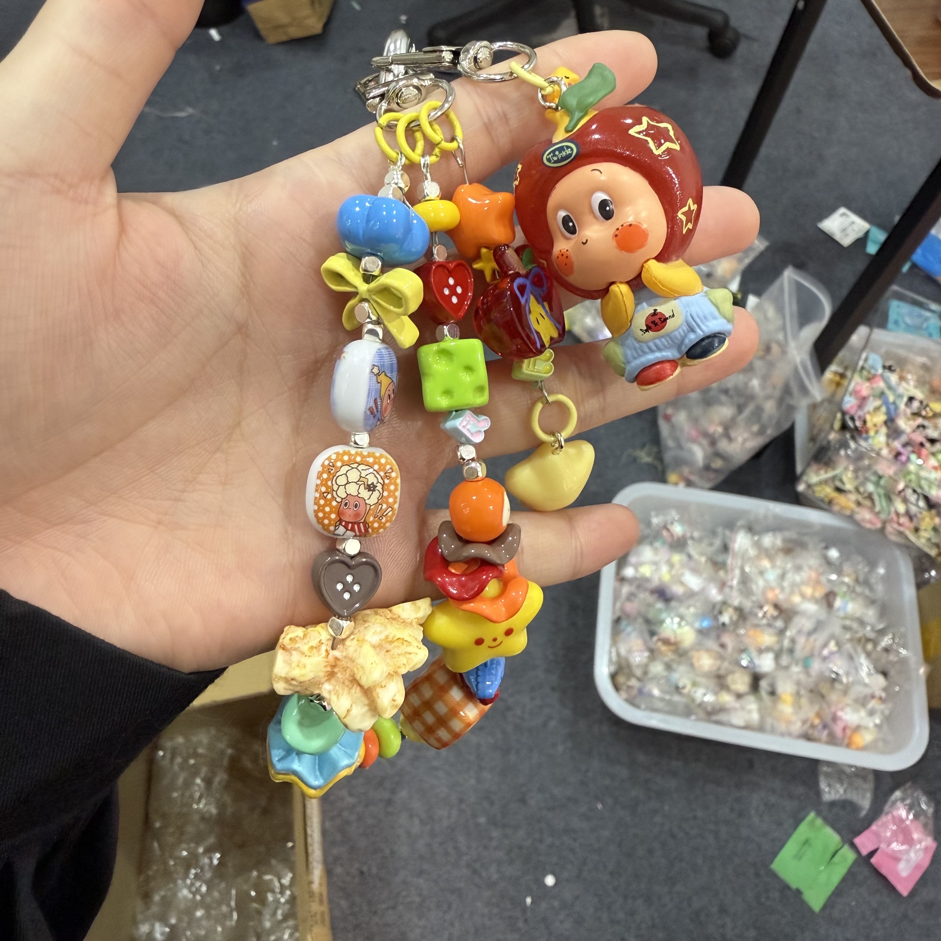 手工diy钥匙扣改娃系列原创手机链包挂挂饰礼物链条