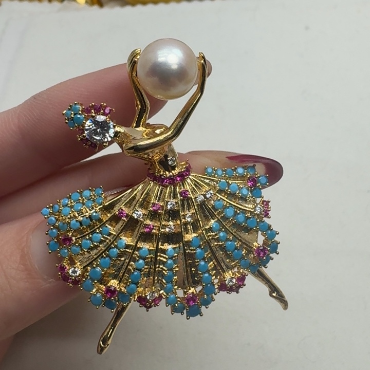 海水珍珠胸饰未镶嵌在****j