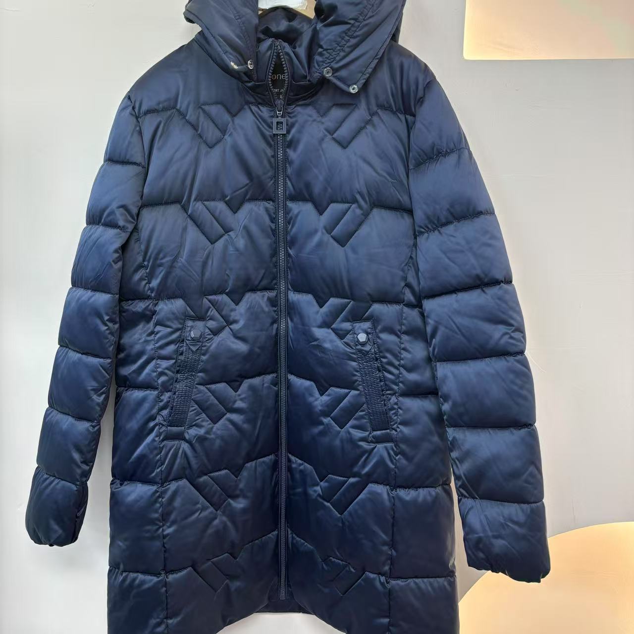 9975 2024冬季新款中长款棉服外套宽松