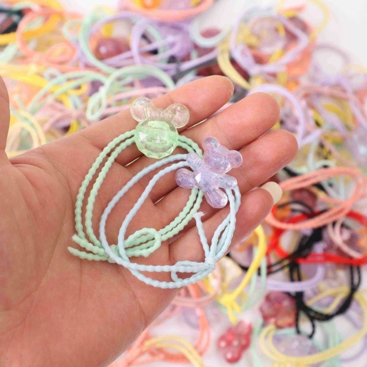 （图片仅供参考）百货类通用女士发绳头绳以直播间讲解为准编码拍下