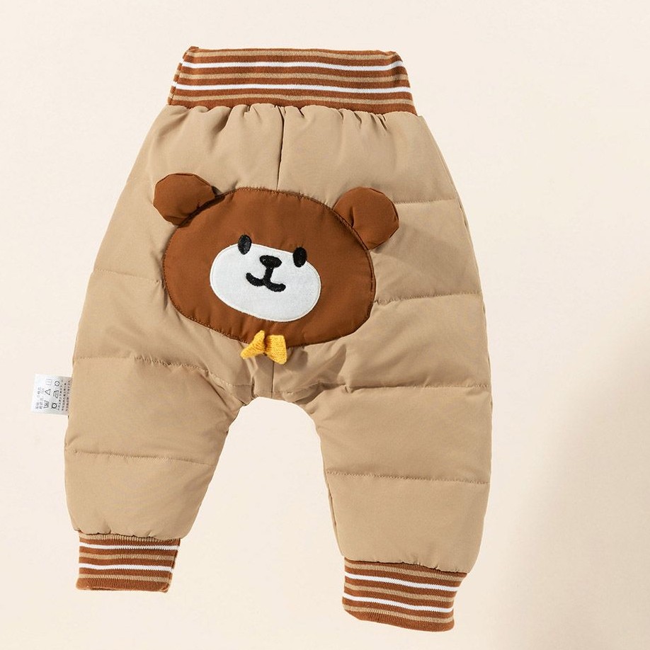 婴儿加厚pp裤冬季加厚保暖高腰屁屁裤男童外穿