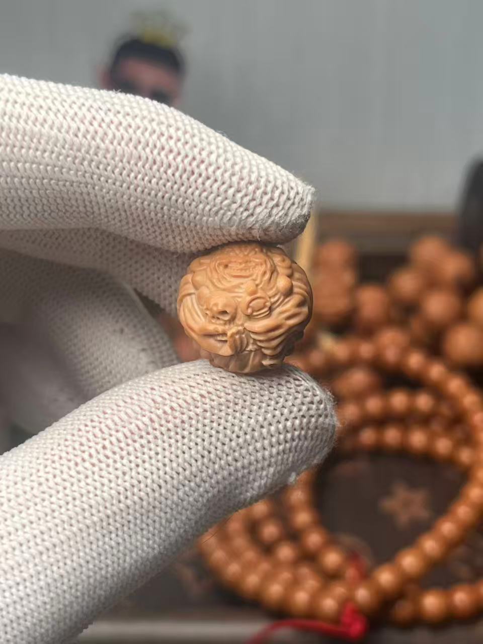 猴头单颗雕刻配饰 金刚尺寸可选