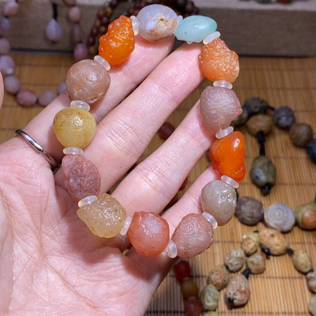 玛瑙/玉髓手链未镶嵌