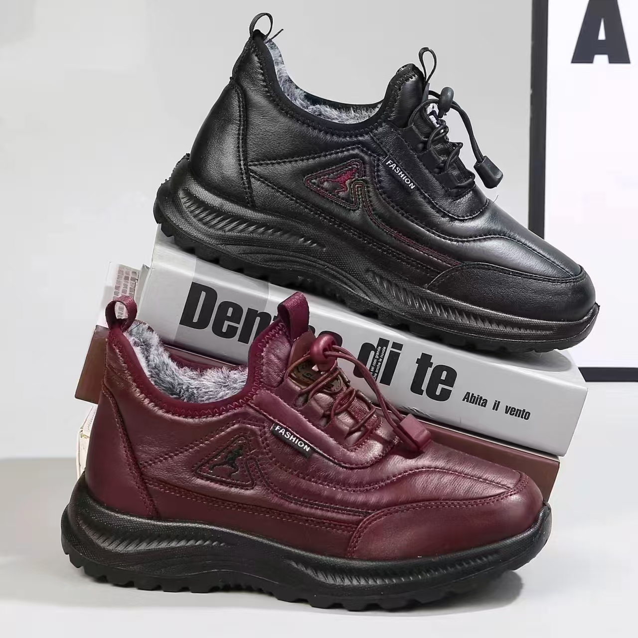 2392款女士加绒休闲鞋-YFH