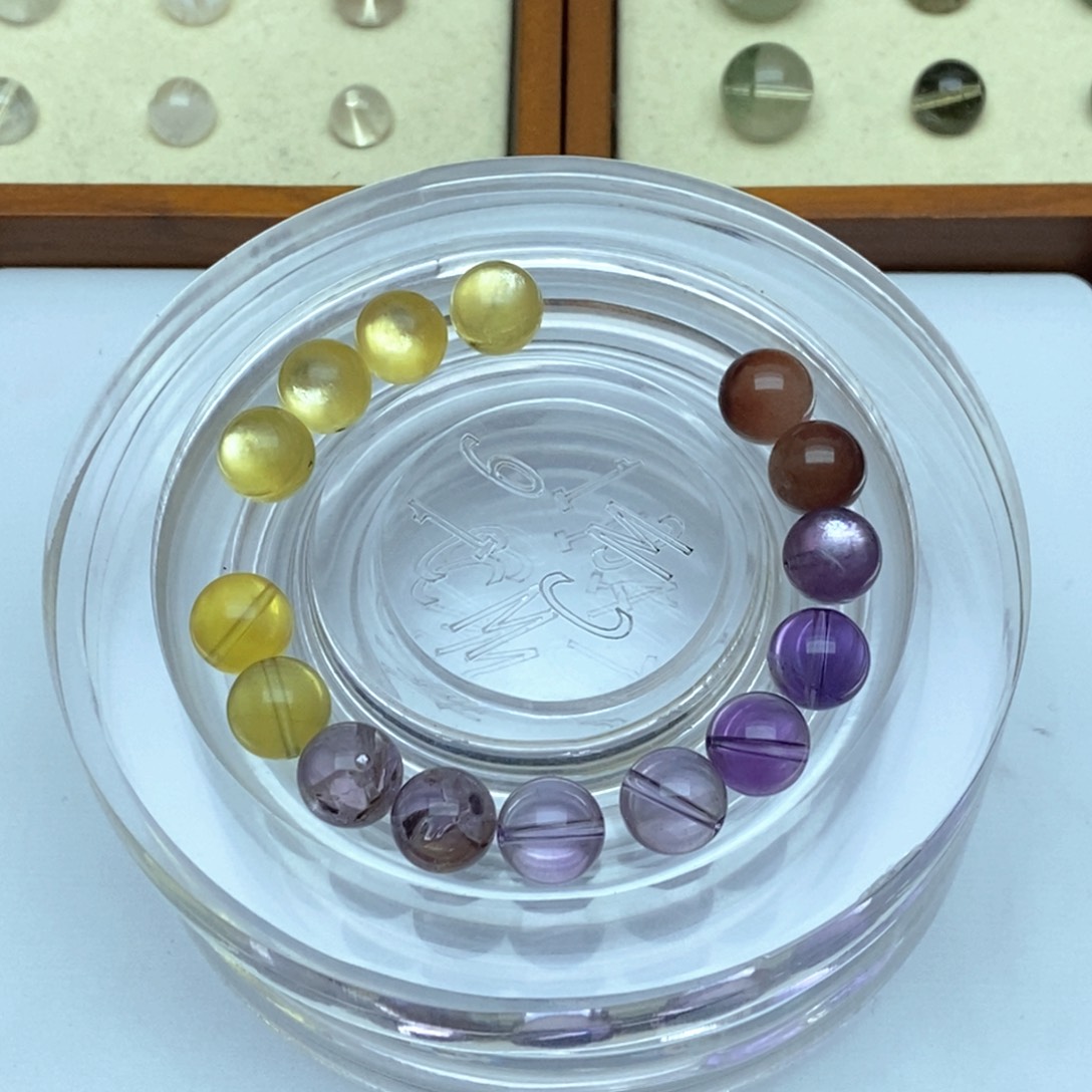 水晶手串未镶嵌荷*蛋定制款