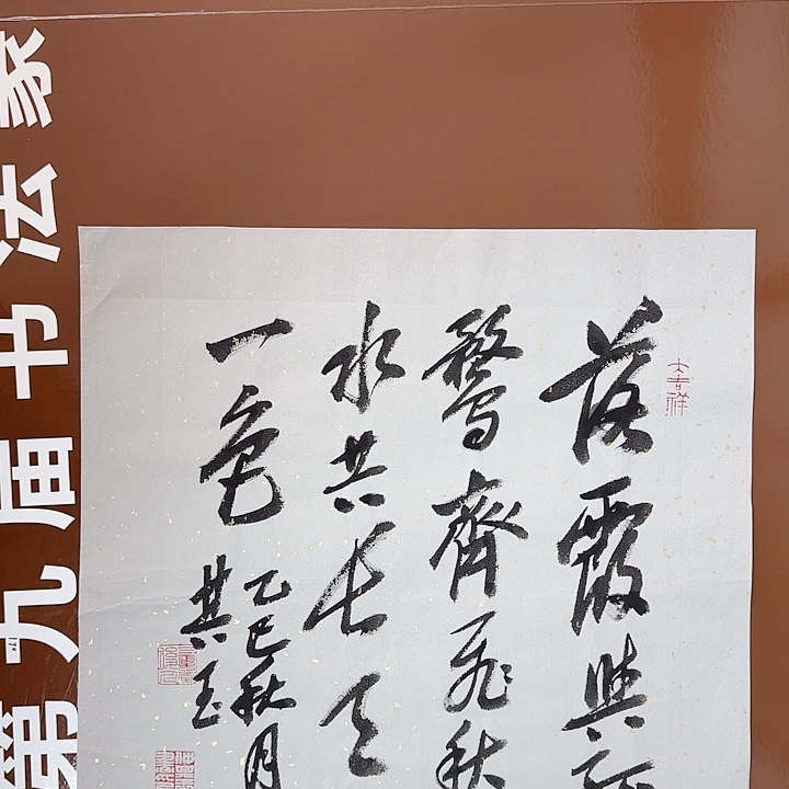 书法书法作品多次获奖
