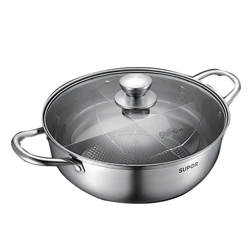 不锈钢汤锅家用火锅锅具煲汤锅火锅盆