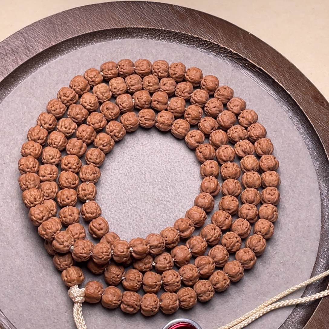 手串金刚菩提难*梅朵头货佛手108尺寸7