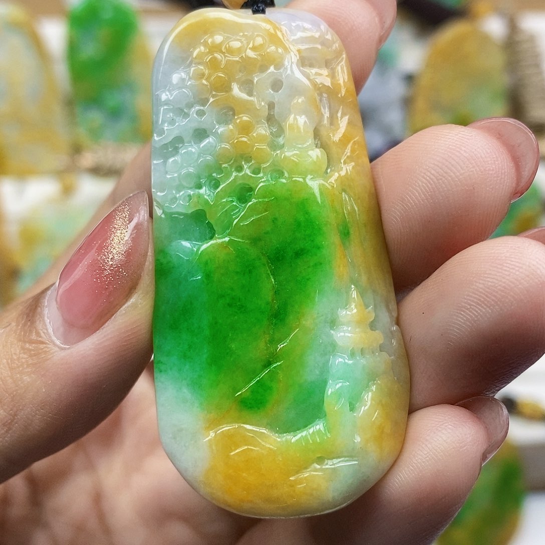 定制翡翠未镶嵌天然翡翠A货