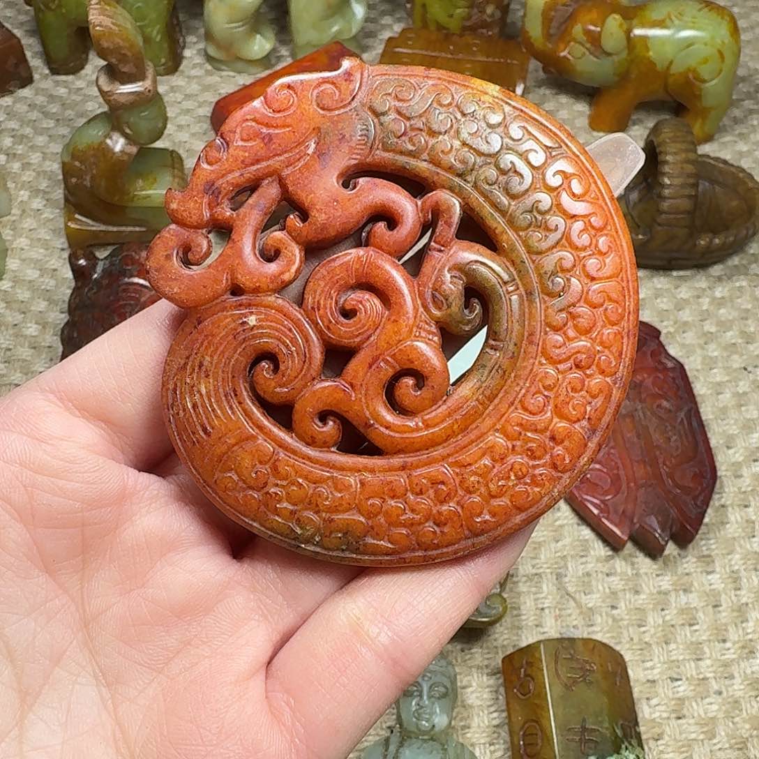 白玉菩提吊坠挂件