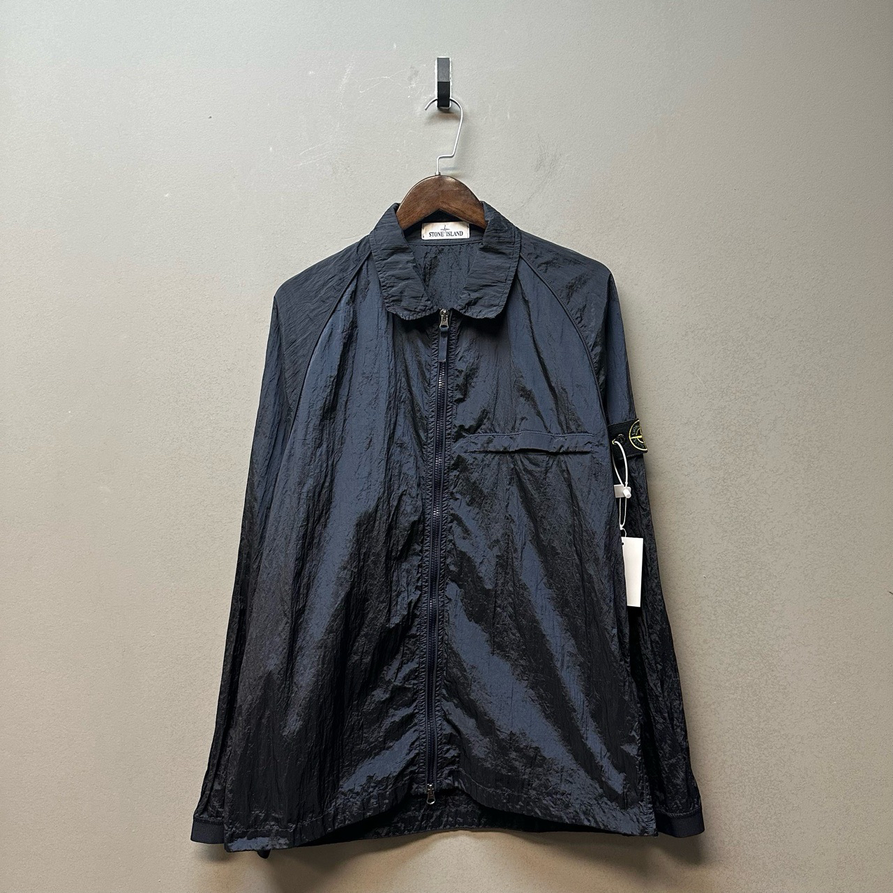 一口价 Stone island石头岛/08648/22款金属尼龙外套 xl码