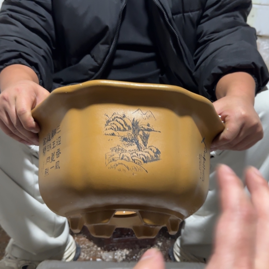 紫砂花盆口径约在每