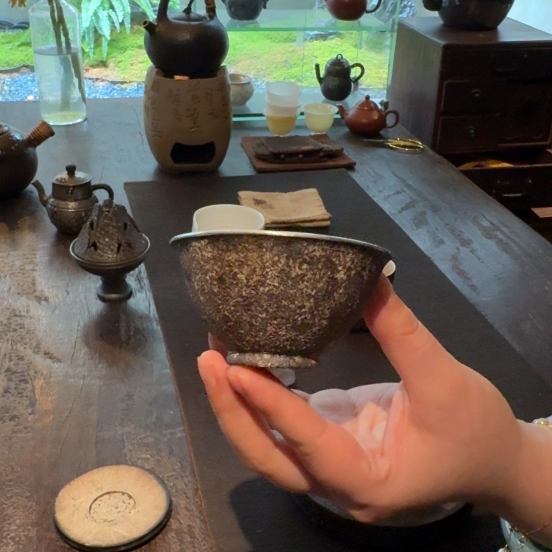 松风舍 赤贫主人杯包银口66666