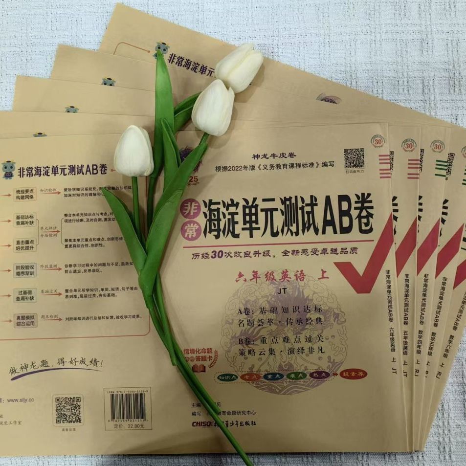 2025秋 神龙牛皮卷非常海淀单元测试AB卷1-6年上册
