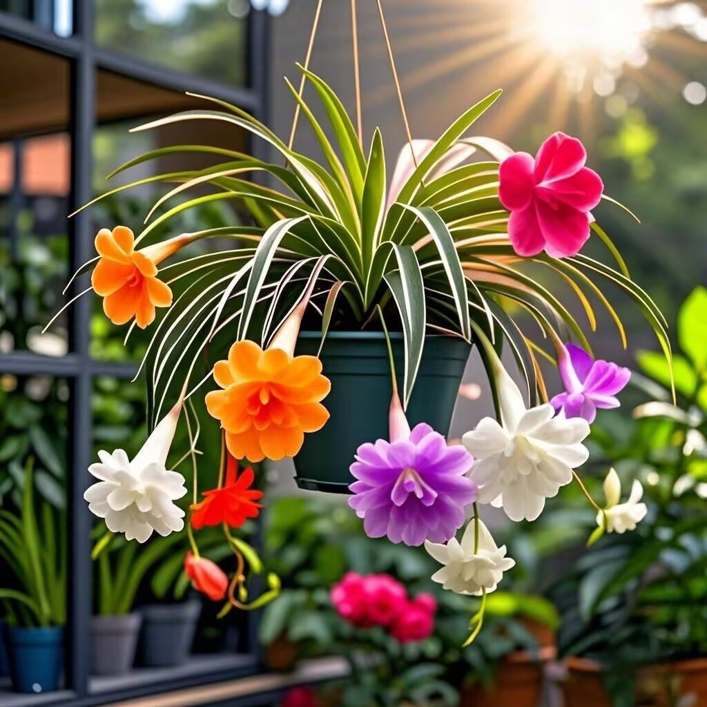 新品垂丝大花吊兰浓香型花卉绿植可水培土培盆栽耐寒植物四季可种