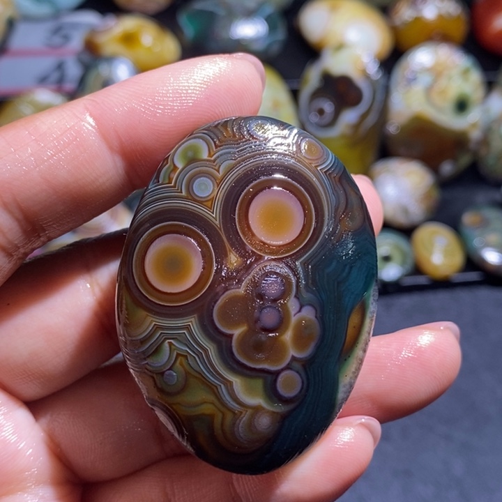 玛瑙/玉髓未镶嵌吊坠(不含链)26