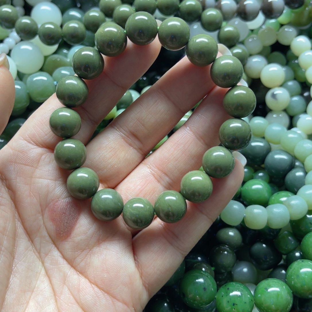 和田玉手链未镶嵌