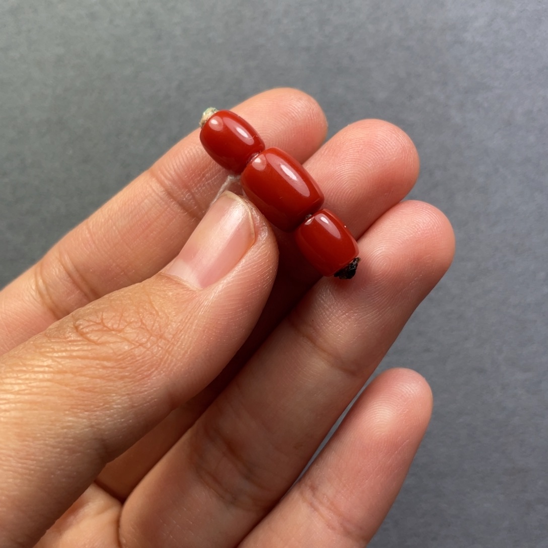 南红玛瑙未镶嵌配饰一套