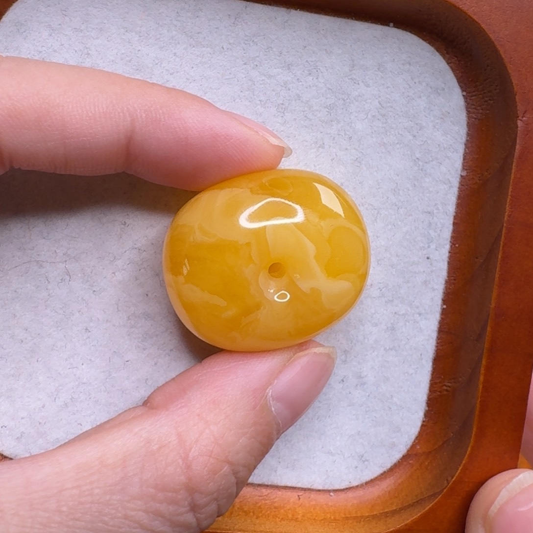 蜜蜡毛衣链未镶嵌